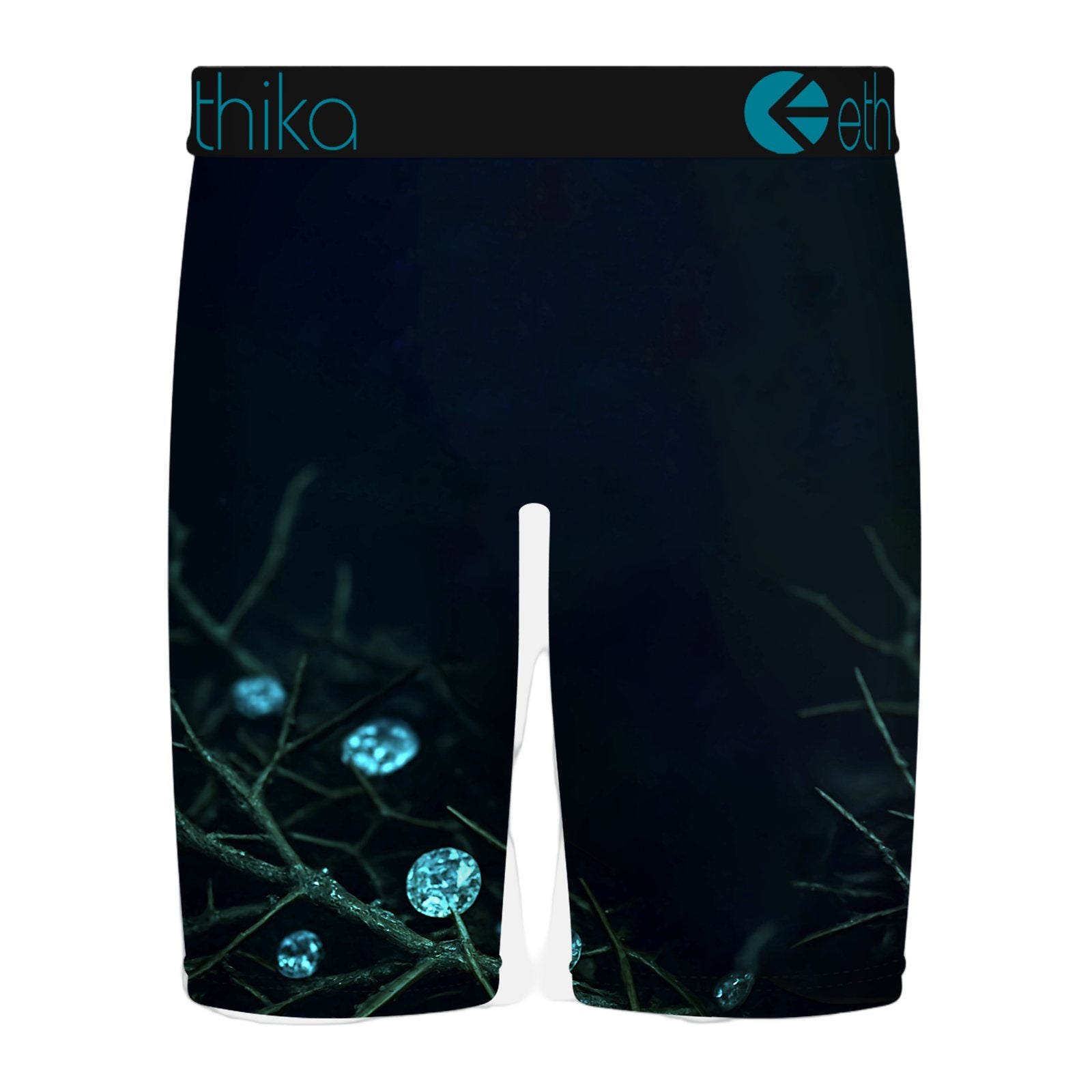 Ethika Staple Boxer Brief — Blue Fade Logo