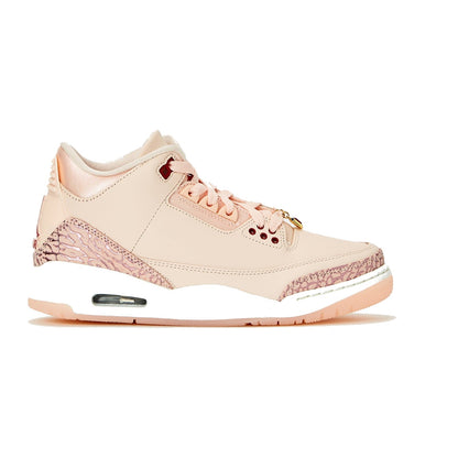 Nike Women's Air Jordan 3 Retro Vday Washed Coral/Gym Red-Sail