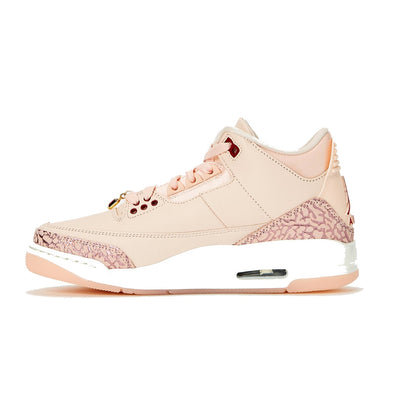 Nike Women's Air Jordan 3 Retro Vday Washed Coral/Gym Red-Sail
