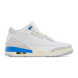 Nike Air Jordan 3 Retro "Lucky Shorts" — Summit White/Hydrogen Blue