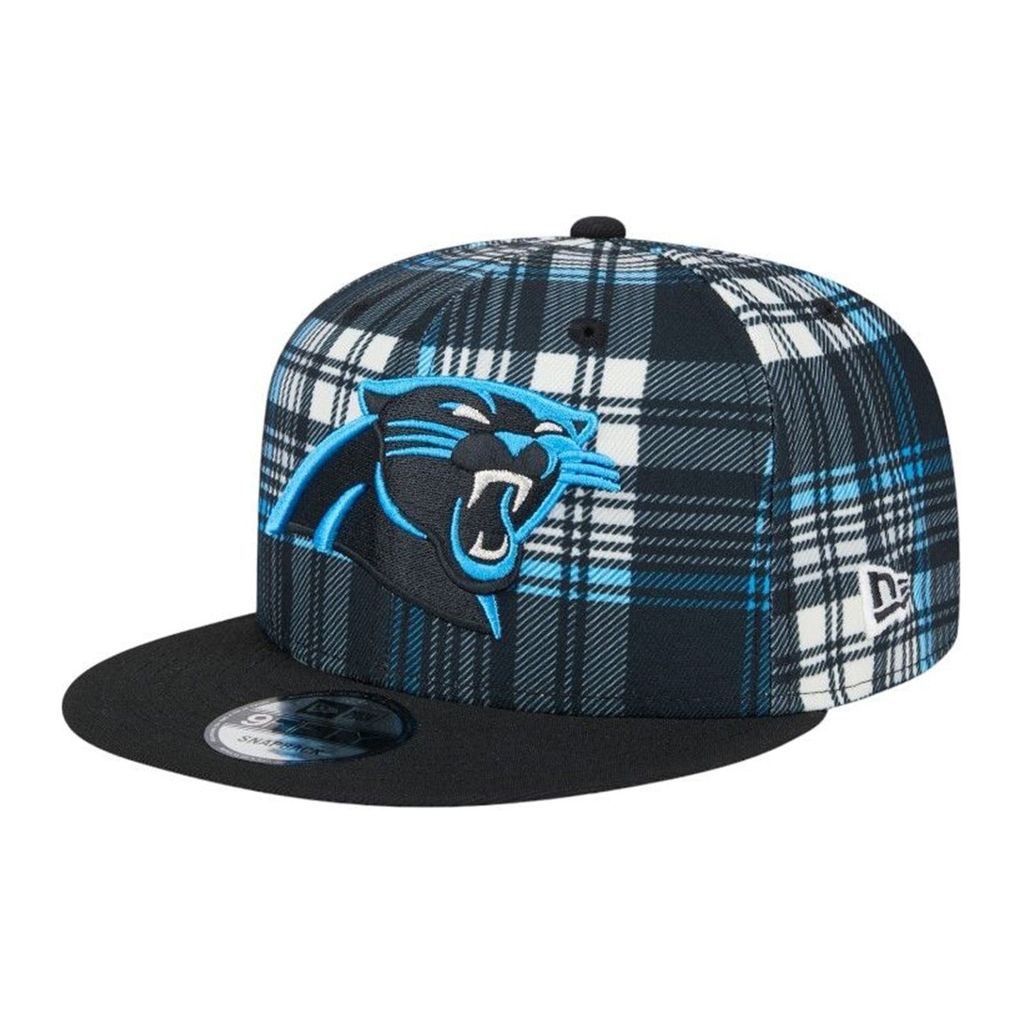 New Era Carolina Panthers Plaid 9FIFTY Snapback
