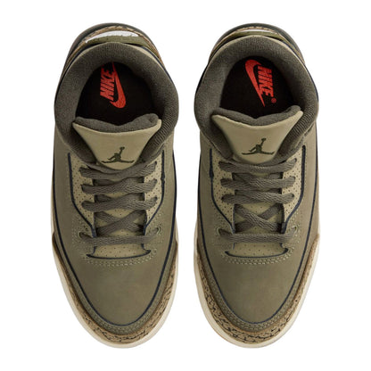 nike air jordan 3 retro medium olive sequoia