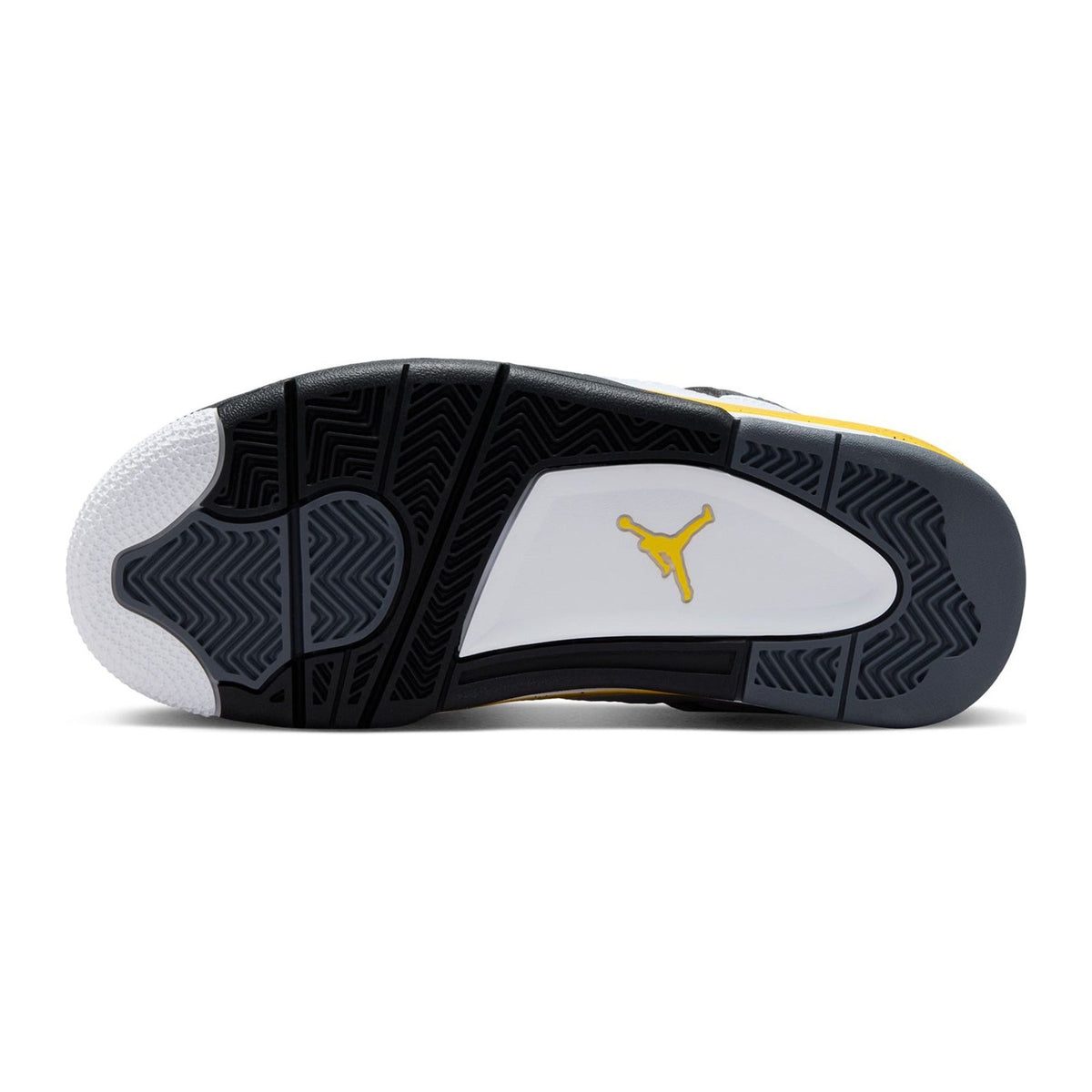 Nike Air Jordan 4 Retro (GS) "Rare Air Tour Yellow" — White/Black — view 5