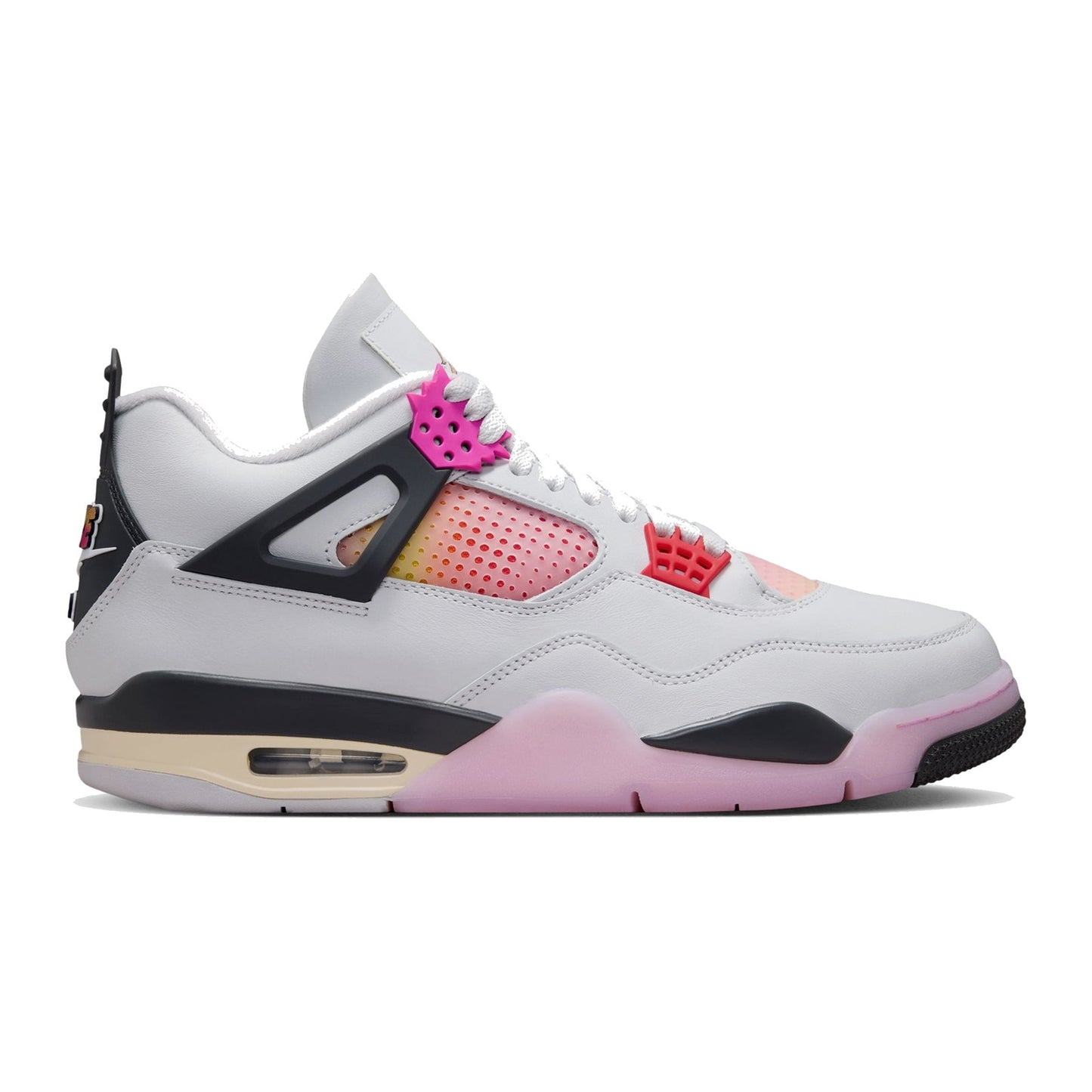 Nike Air Jordan 4 Retro Off White/Fire Pink-Anthracite