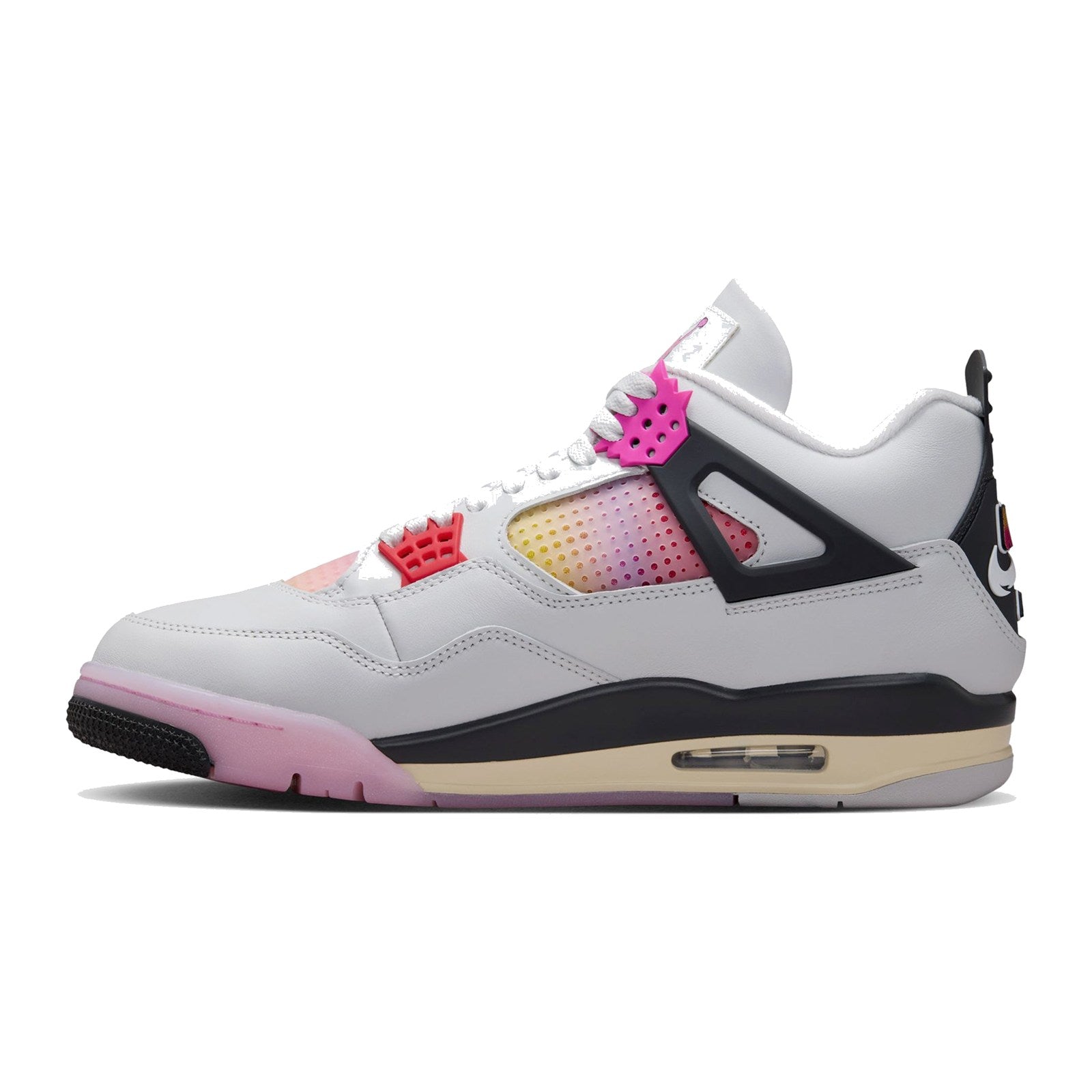Nike Air Jordan 4 Retro Off White/Fire Pink-Anthracite
