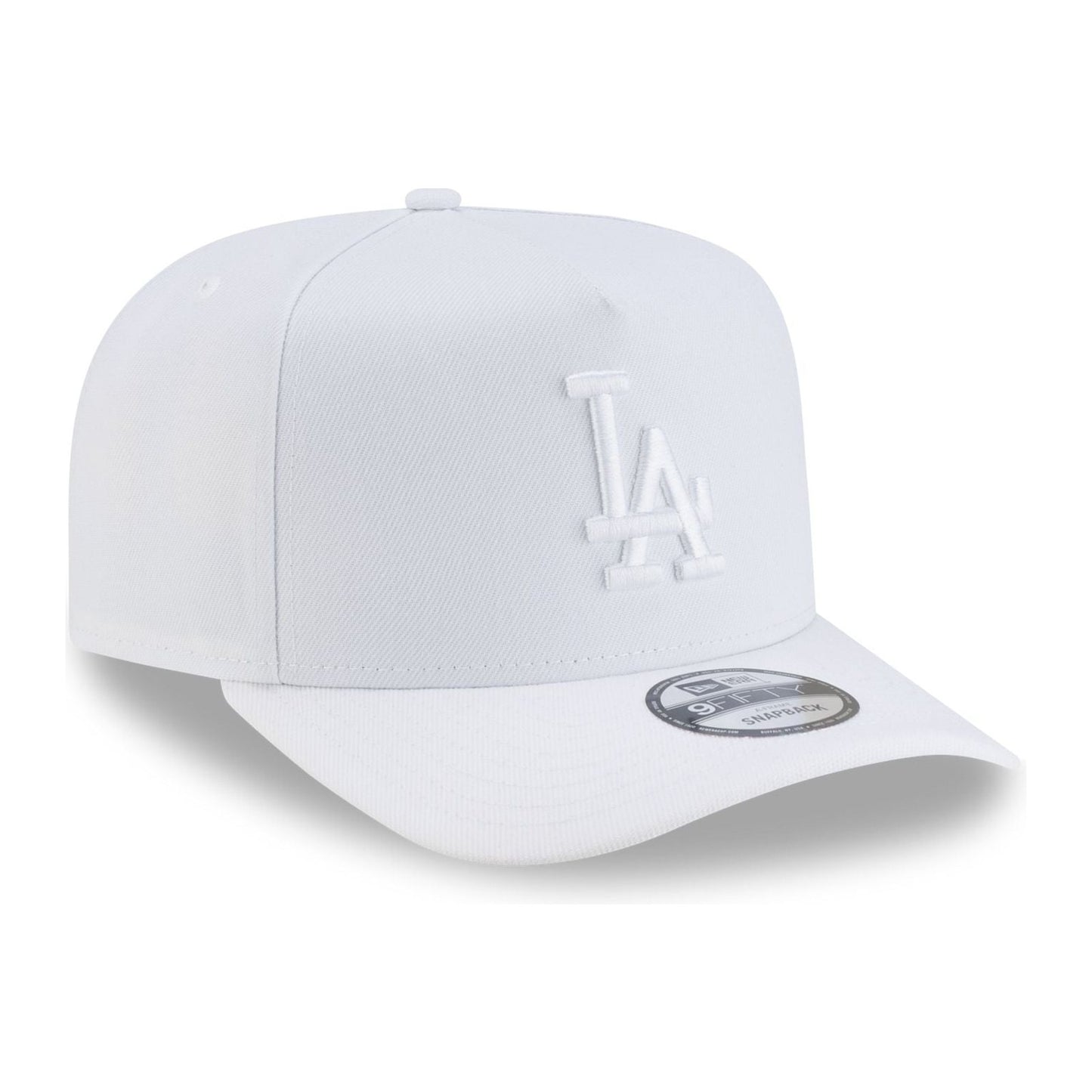 New Era Los Angeles Dodgers 9FIFTY A-Frame Snapback — Optic White, view 3