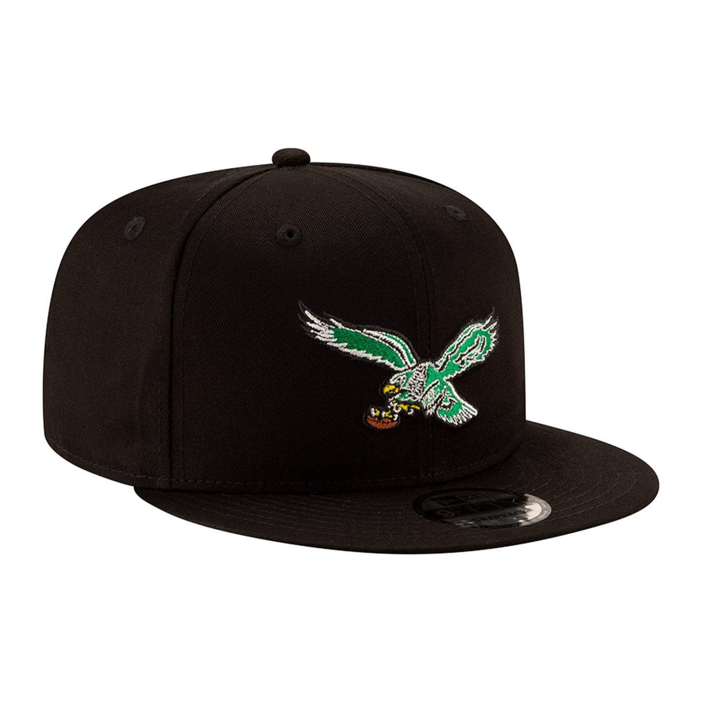 New Era Philadelphia Eagles Throwback 9FIFTY Snapback — Black/Kelly, view 2