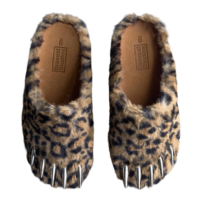 Bravest Studios Bear Claw Mules — Leopard