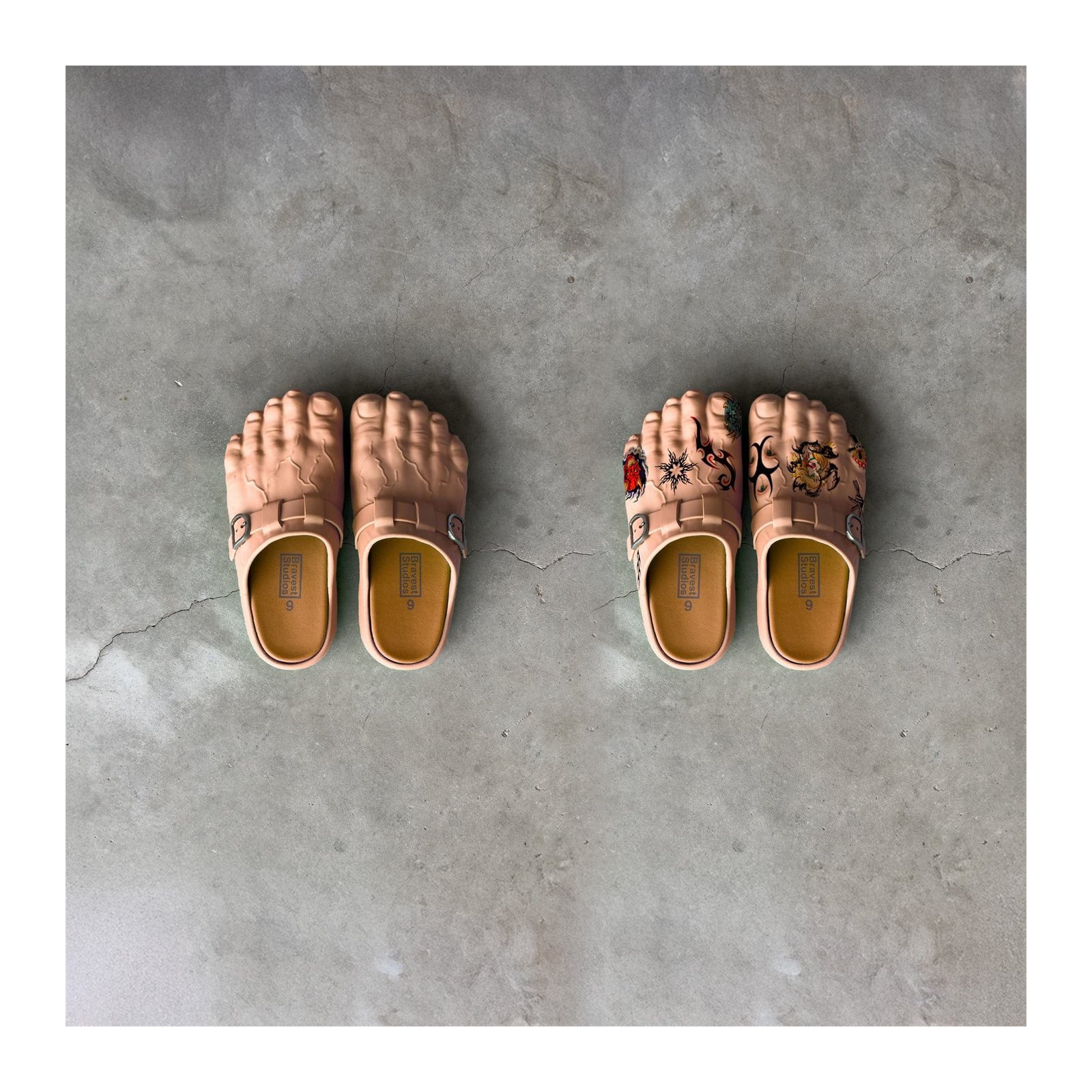 Bravest Studios Foot Clog — Tattoo