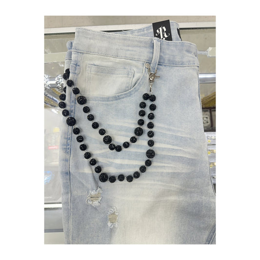 unbranded pants chain black black