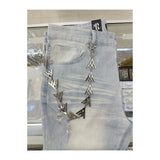 EAK Wallet Chain — Silver/Triangle