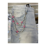 EAK Wallet Chain — White/Pink