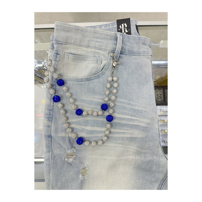 EAK Wallet Chain — White/Blue