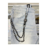 EAK Wallet Chain — Gunmetal/Aztec/Skull