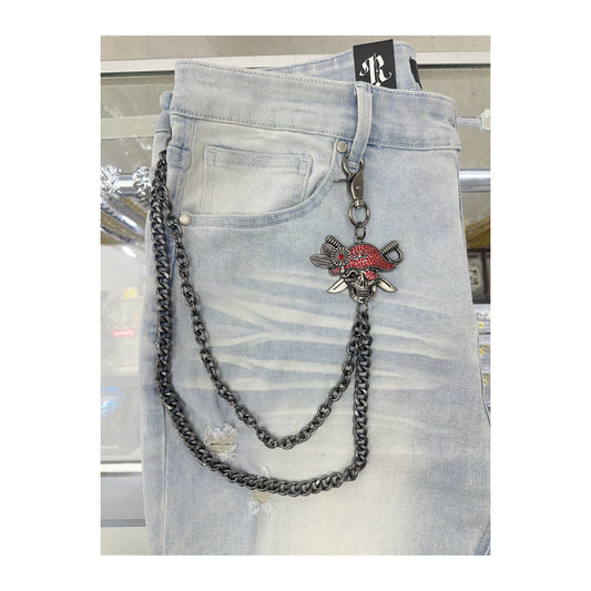 unbranded pants chain gunmetal redpirate