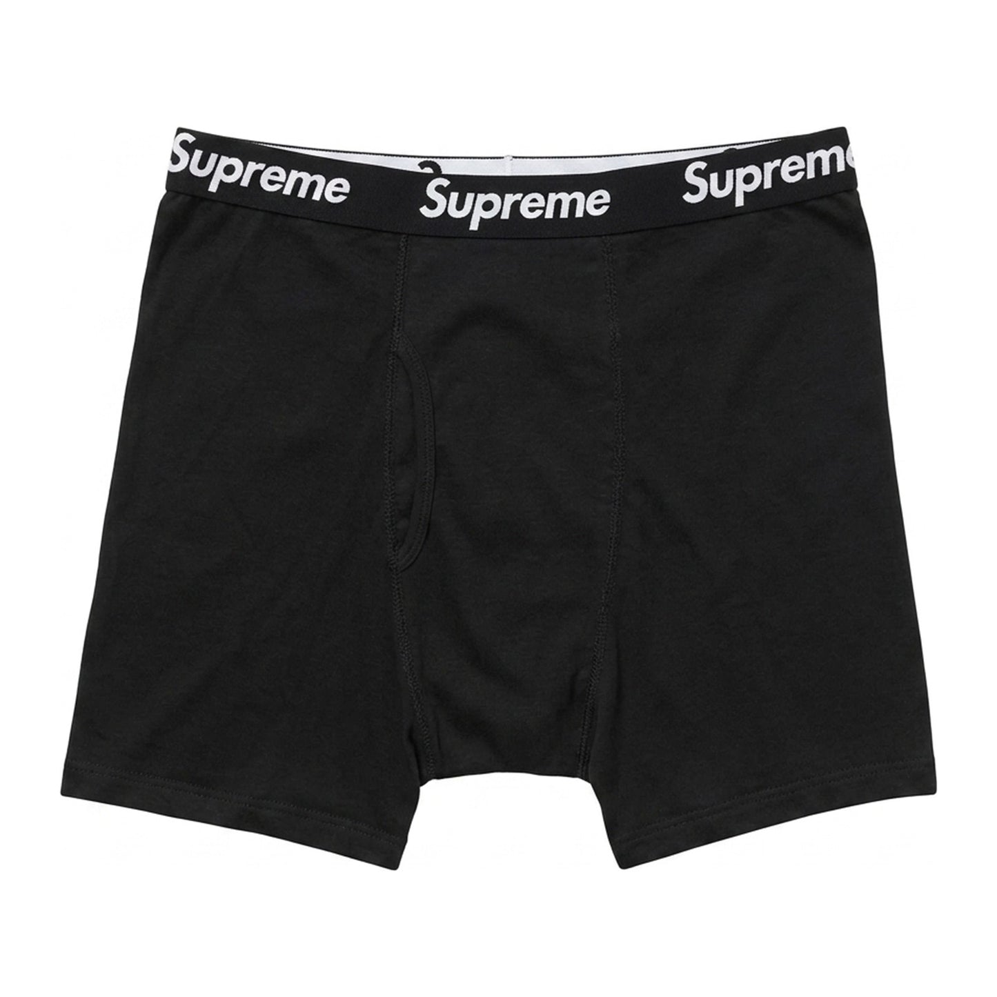 Supreme x Hanes Boxer Briefs — Black