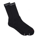 Supreme x Hanes Crew Socks — Black