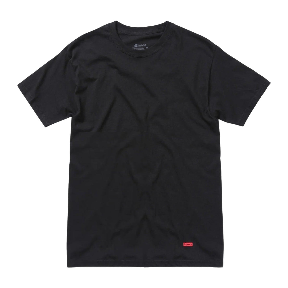 Supreme x Hanes Tagless Tee — Black