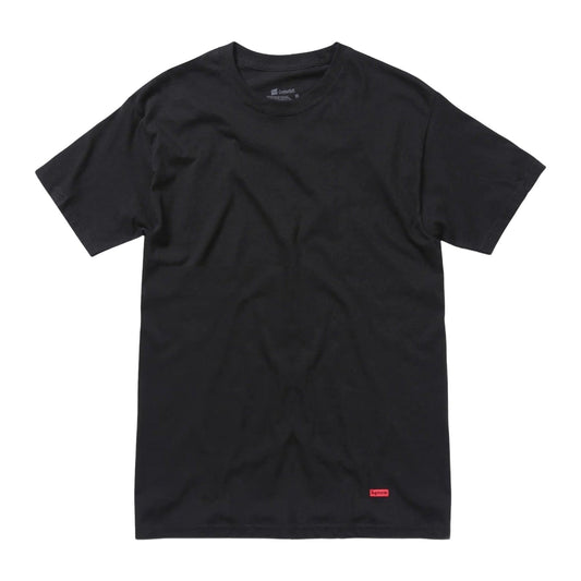 Supreme x Hanes Tagless Tee — Black