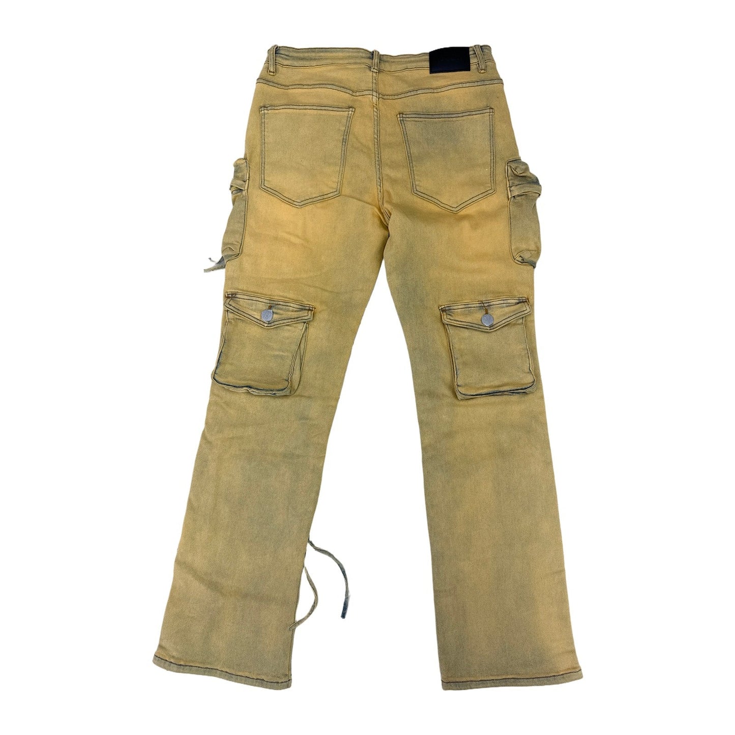 Politics "Weaver 291" Baggy Cargo Jean — Mustard