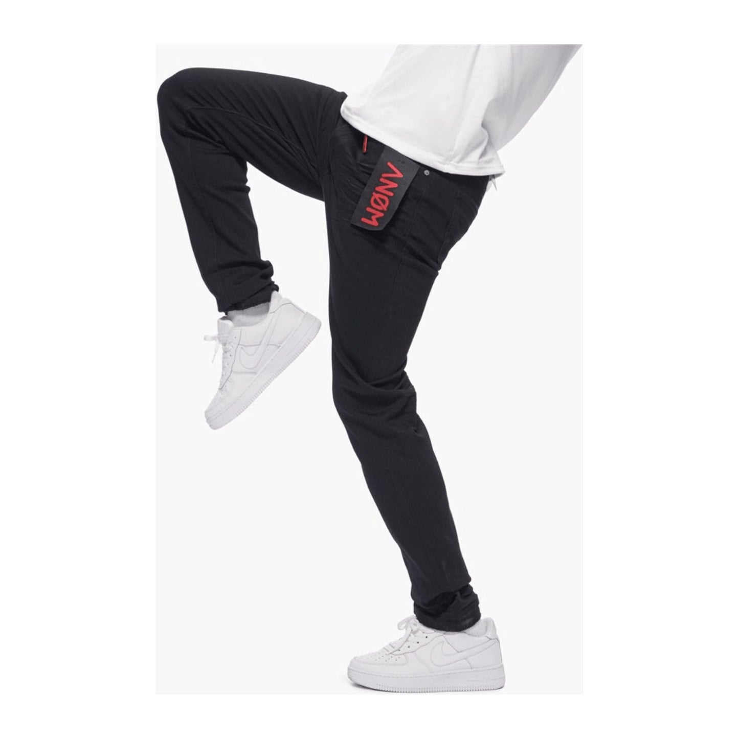 ANOM 360 Skinny Jean — Jet Black