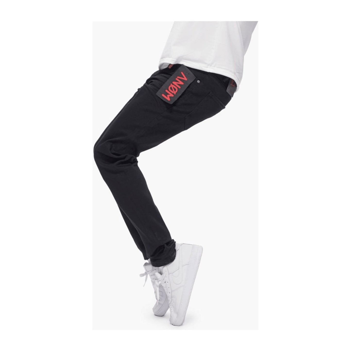 ANOM 360 Skinny Jean — Jet Black