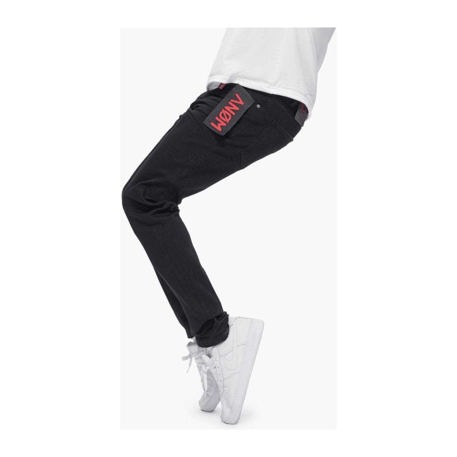 ANOM 360 Skinny Jean — Jet Black