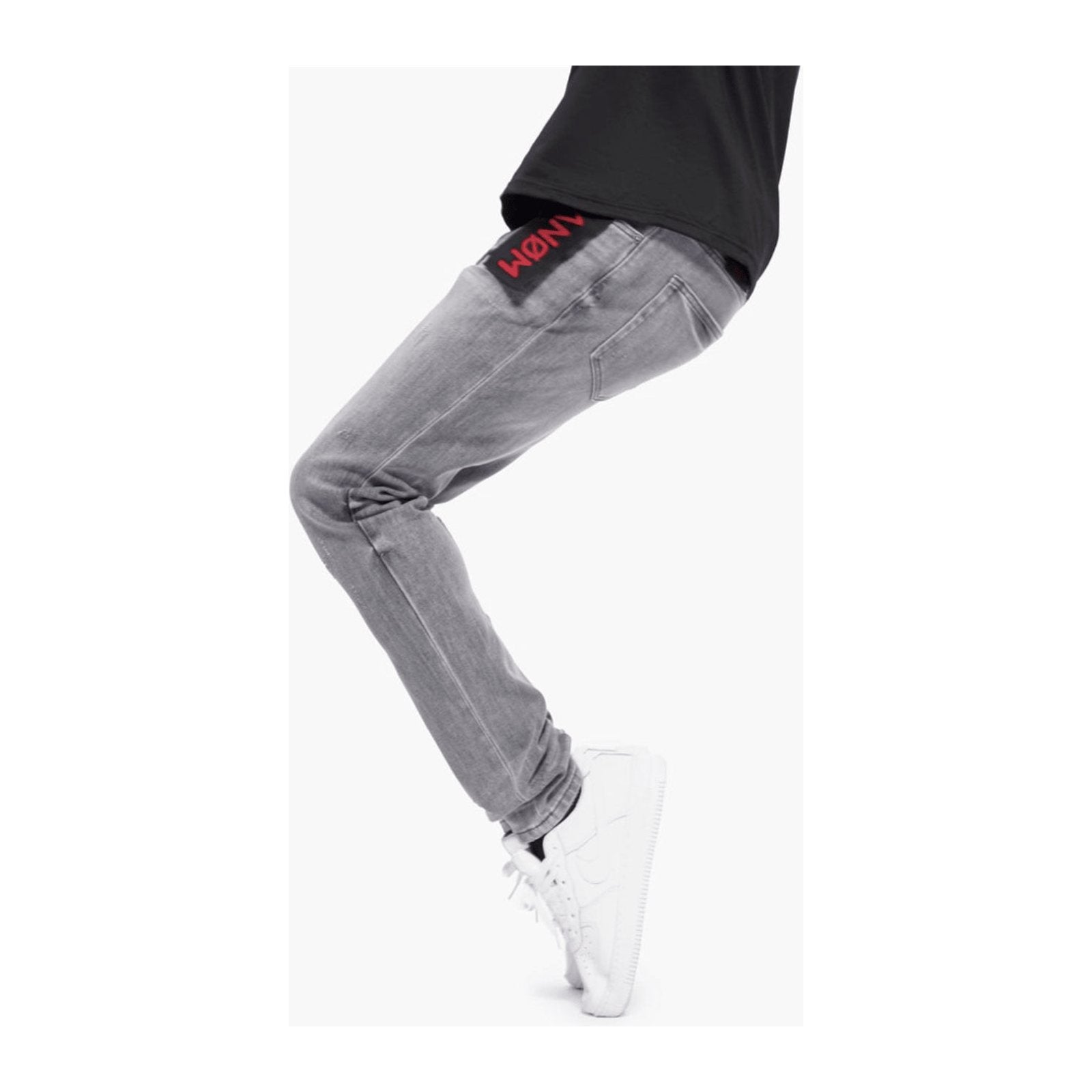 ANOM 360 Skinny Jean — Light Grey Wash