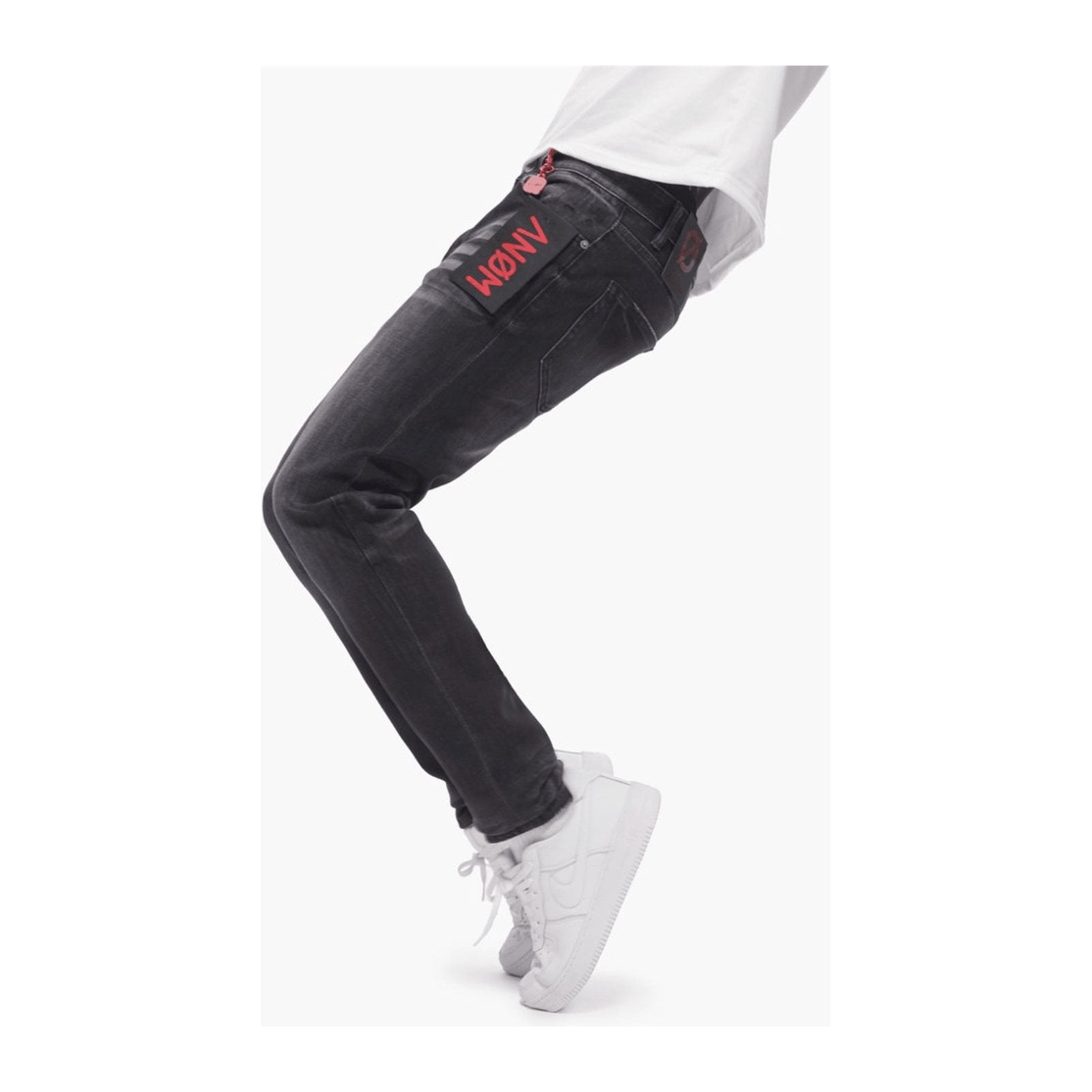 ANOM 360 Skinny Jean — Black Wash