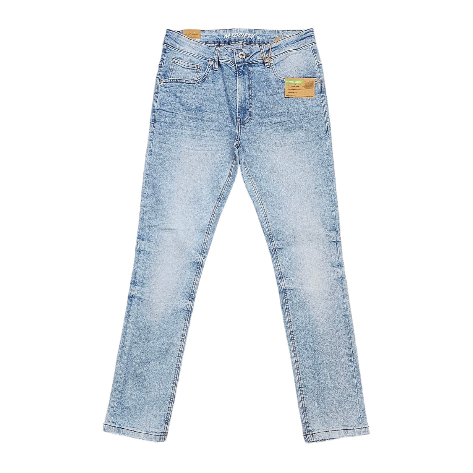 Paper Money "Landon" Stretch Denim — Light Blue