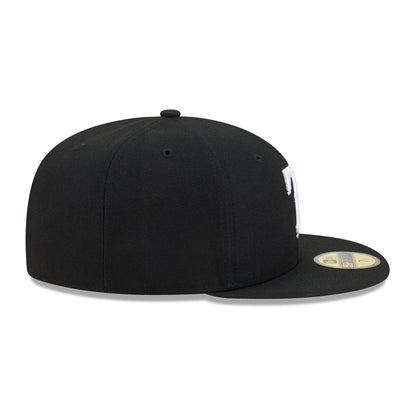 New Era Texas Rangers 59FIFTY Fitted — Black/White