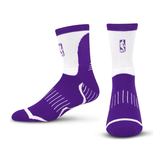 FBF Originals NBA Logoman Surge Quarter Sock — Purple