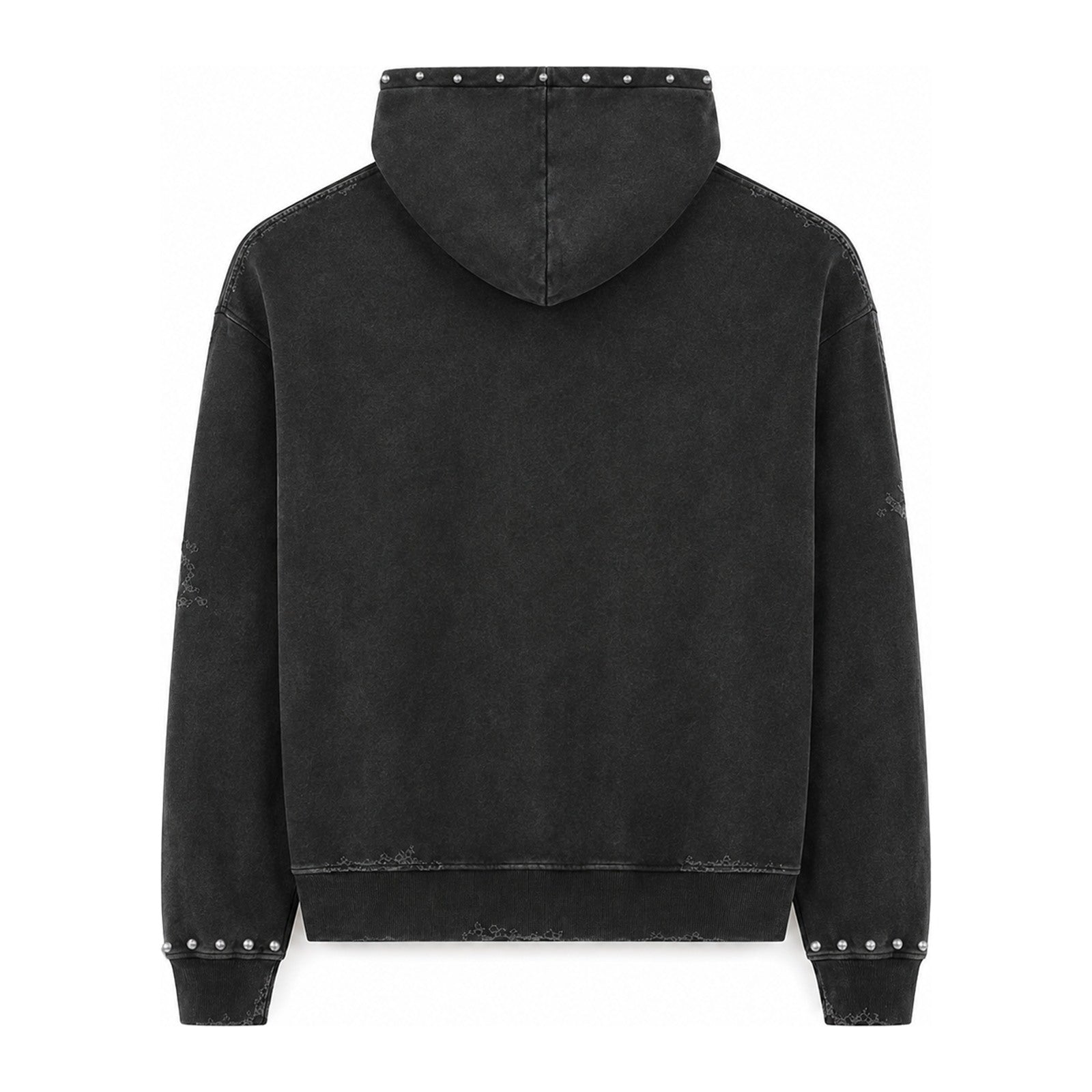 Prestige "Baby Angel" Zip-Up Hoodie — Black Wash — view 2