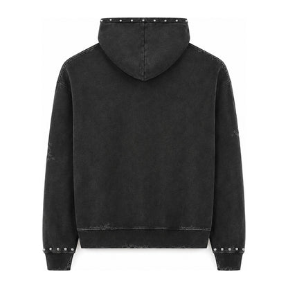 Prestige "Baby Angel" Zip-Up Hoodie — Black Wash — view 2