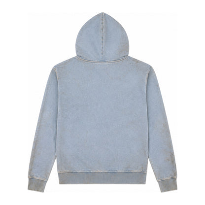 Prestige "Young General" Zip-Up Hoodie — Blue Wash — view 2