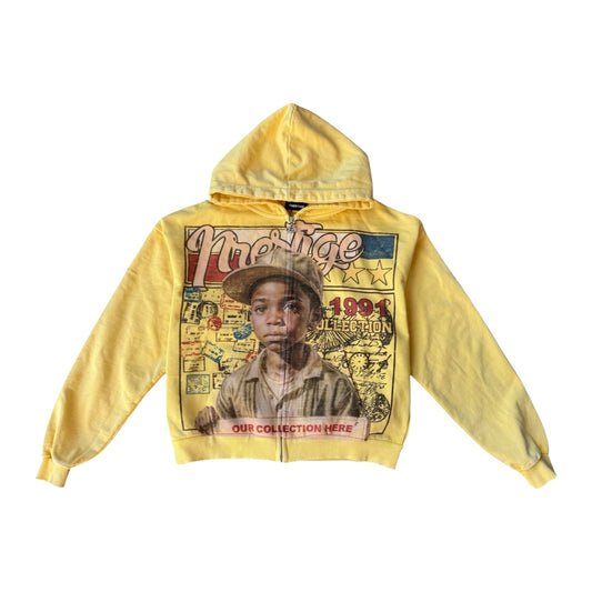 Prestige "Young General" Zip-Up Hoodie — Yellow