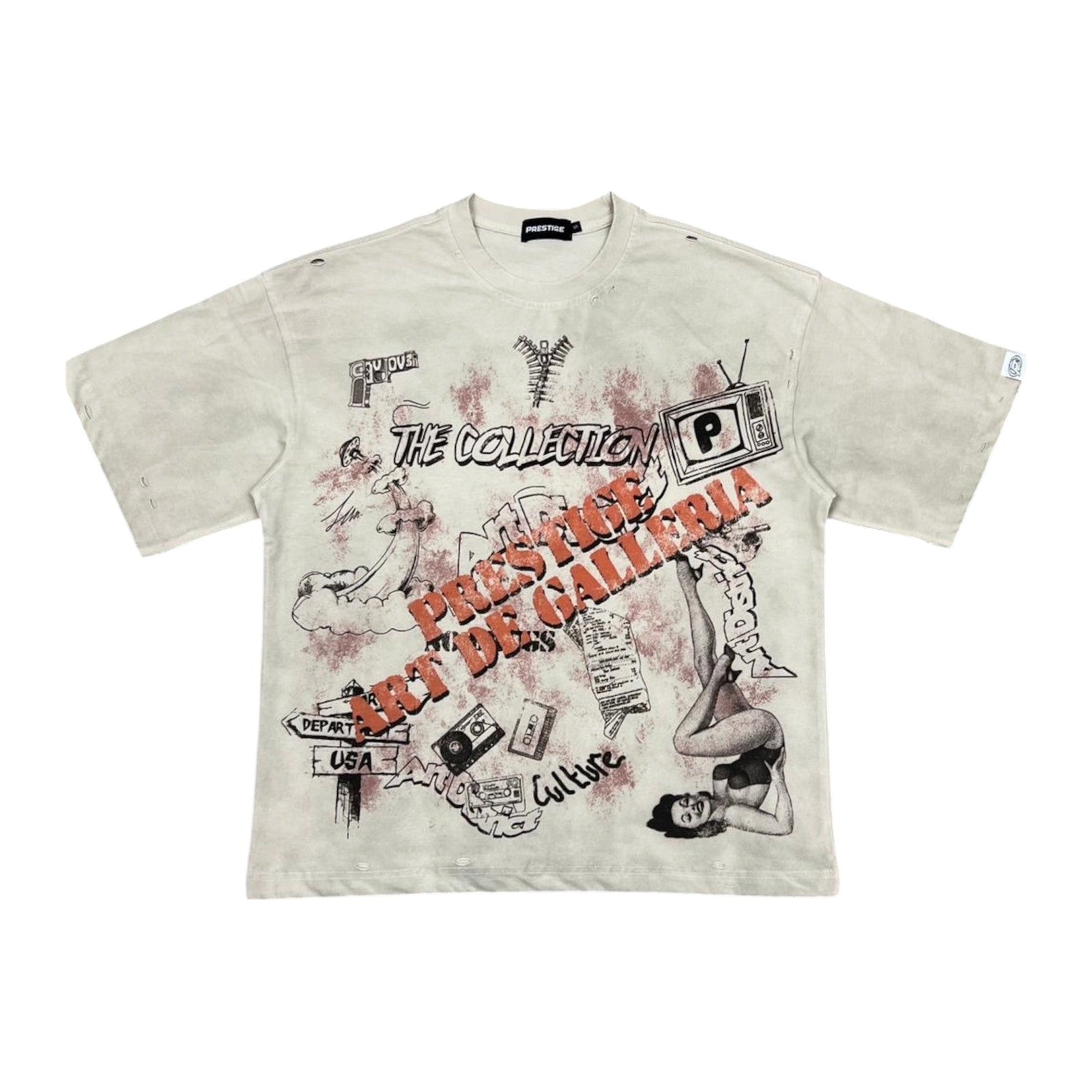 Prestige "De Galleria" Tee — Tan