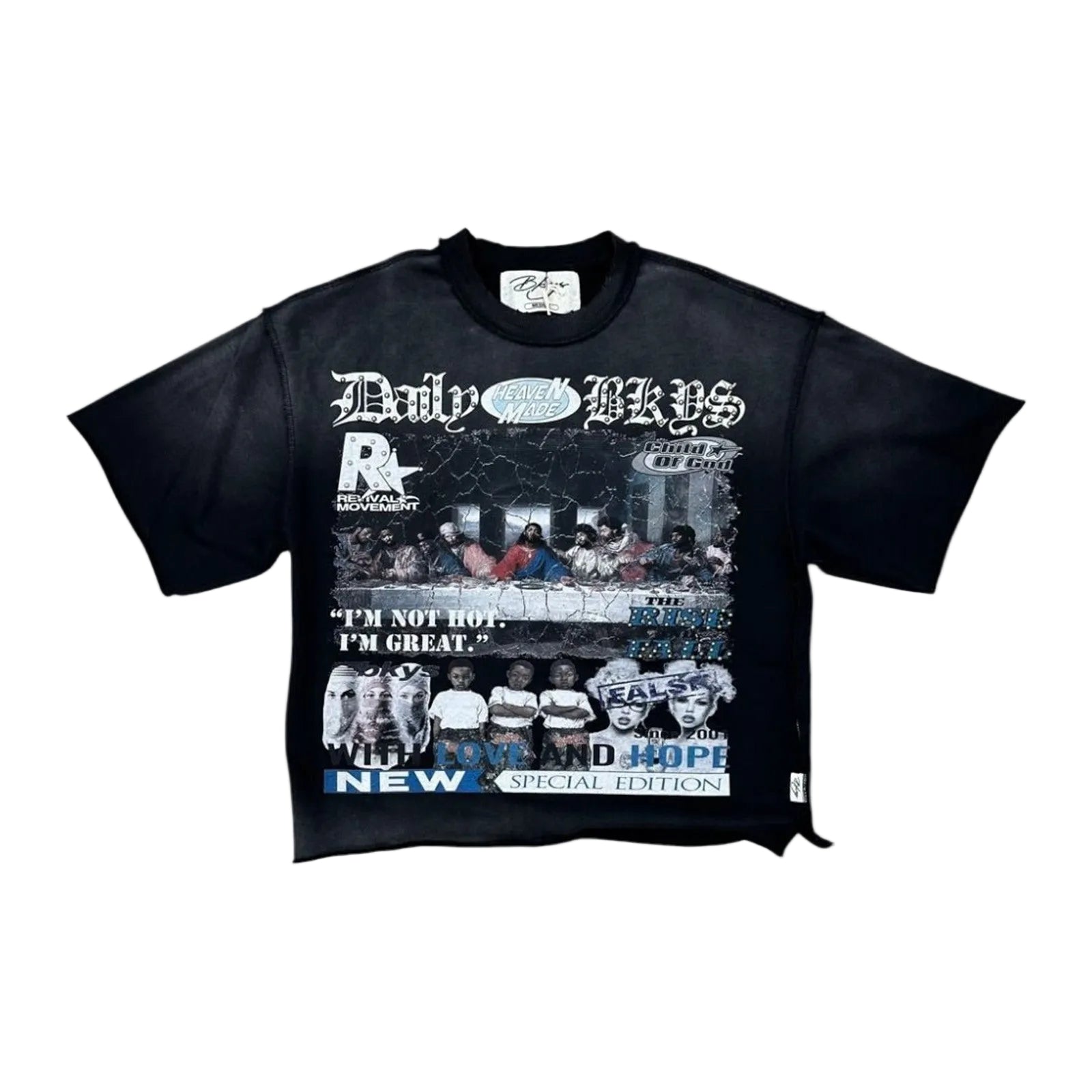 BKYS "Daily" French Terry Tee — Black