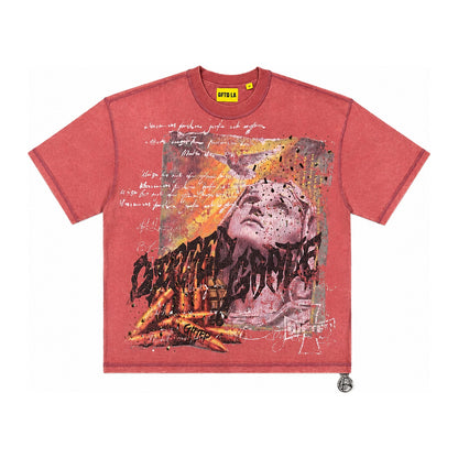 GFTD LA "Grace" Tour Tee — Washed Red