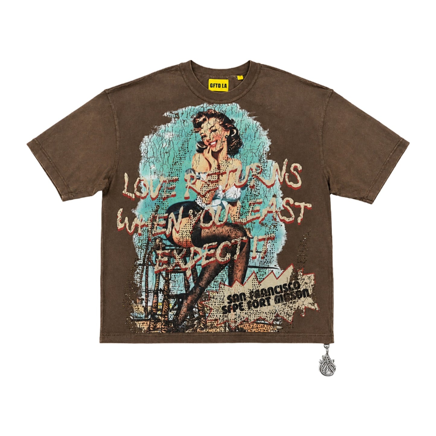 GFTD LA "Love Returns" Tee — Brown