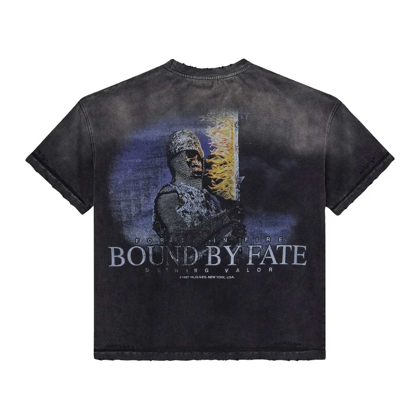 Valley Dreams "Bound By Fate" Washed Tee — Black
