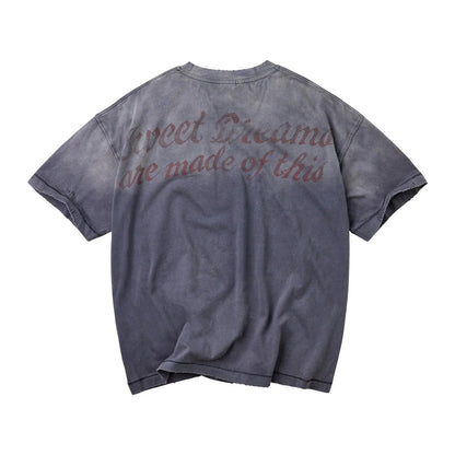 Valley Dreams "Love Fades" Photo Tee — Grey Wash