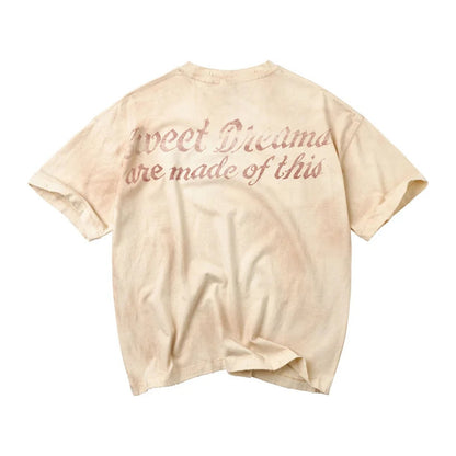 Valley Dreams "Love Fades" Photo Tee — Tan Wash