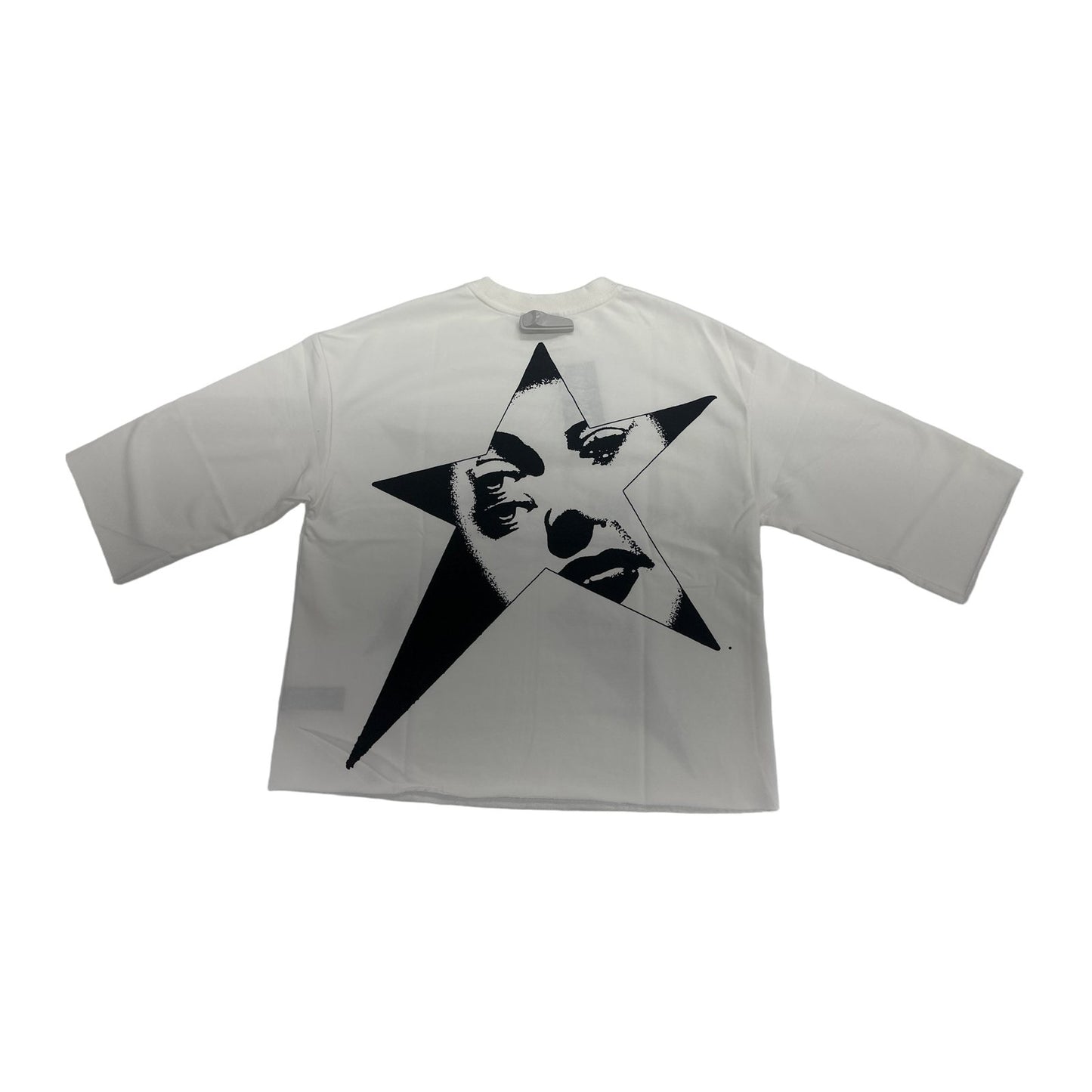 syndicate star long sleeve tee white