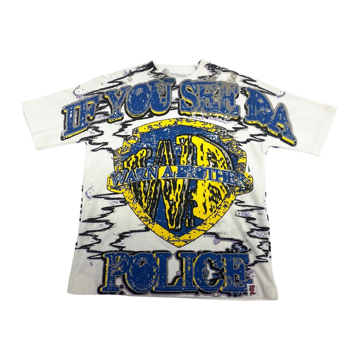 Essences Wrld "Warn A Brother" All-Over Print Tee