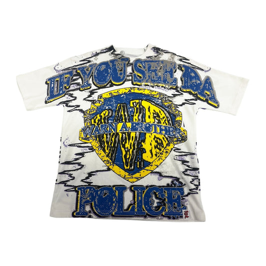 Essences Wrld "Warn A Brother" All-Over Print Tee