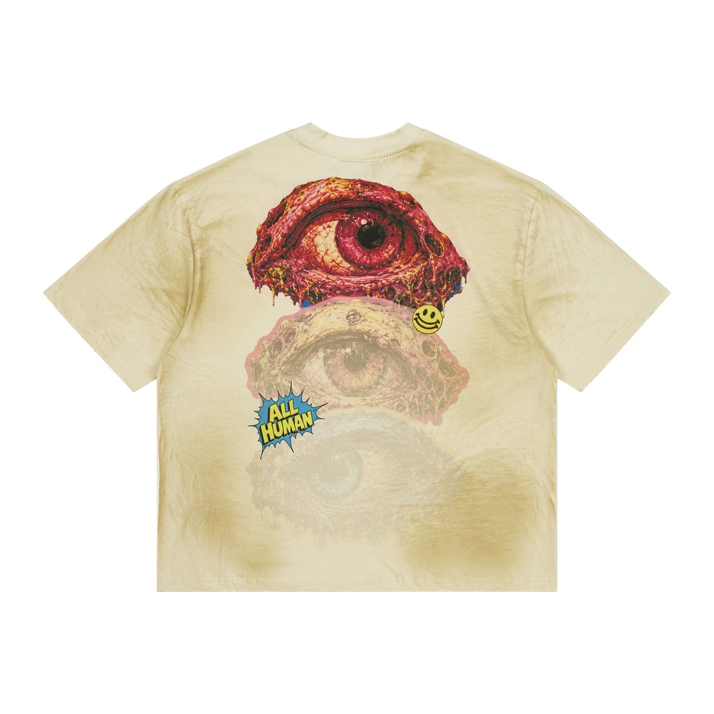 ALL HUMAN "Look Mom I Can Fly" Tee — Beige