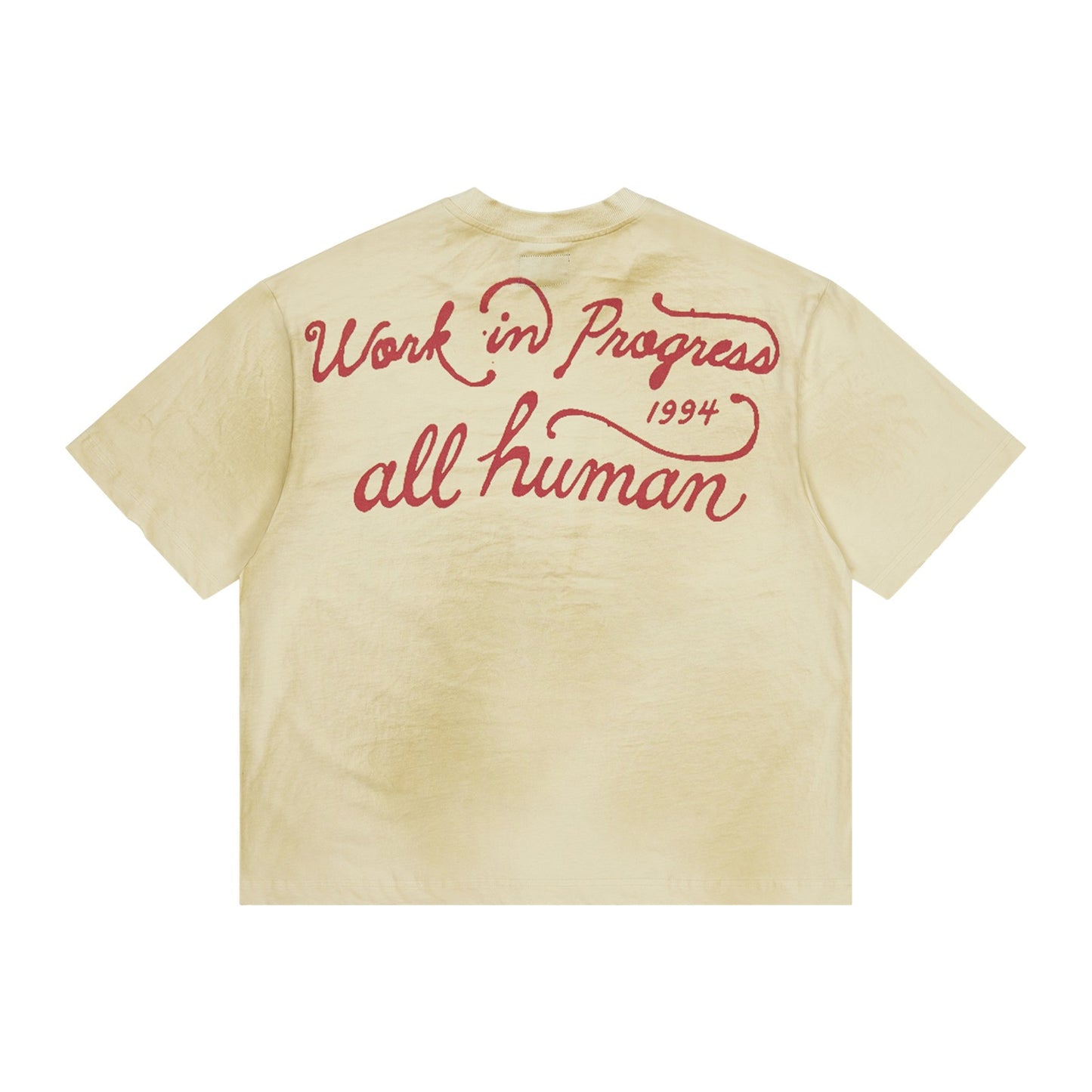 ALL HUMAN "Supercross Series" Racing Tee — Beige
