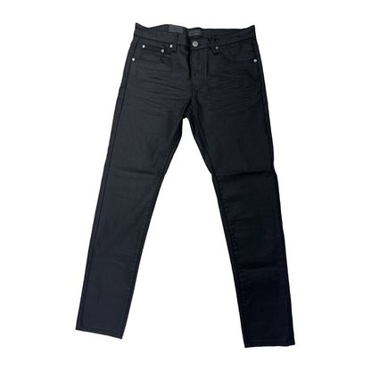 blind trust wax coated jean black