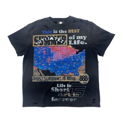 forever situated weather black tee